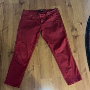 Red Lucky brand jeans size 12/31.
